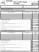 Form Dtf-622 - Claim For Qetc Capital Tax Credit - 1999 Printable pdf