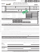 Form 8453-k Draft - Kentucky Individual Income Tax Declaration For Electronic Filing - 2008