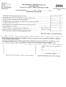 Form Di-04 - Declaration Of Estimated Income Tax - City Of Kent, Ohio - 2004
