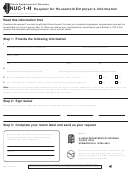 Form Nuc-1-h - Request For Household Employer's Information - Illinois Department Of Revenue