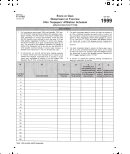 Ohio Form Ft-otas - Ohio Taxpayer's Affiliation Schedule - 1999