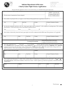 Form Cg-4 - Charity Game Night License Application - Indiana Department Of Revenue