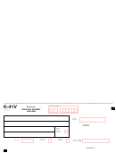 Form K-41v - Fiduciary Payment Voucher