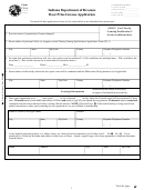 Form Cg-6 - Door Prize License Application - Indiana Department Of Revenue