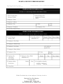 Employer Information - Maryland New Hire Registry