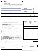 Fillable Form Pit-X - Amended New Mexico Personal Income Tax Form Printable pdf