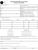 Form Poa-1 - Indiana Department Of Revenue Power Of Attorney