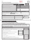 Form 504 Draft - Application For Extension Of Time To File An Oklahoma Income Tax Return - 2014