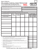 Form 561p Draft - Oklahoma Capital Gain Deduction For The Nonresident Partner Included In The Composite Return - 2016