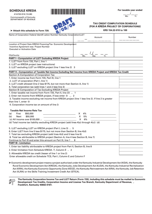 2531 Kentucky Tax Forms And Templates free to download in PDF