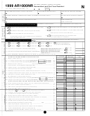 Form Ar1000nr - Arkansas Individual Income Tax Return Nonresident And Part Year Resident - 1999