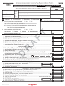 Arizona Form 120a Draft - Arizona Corporation Income Tax Return (short Form) - 2008