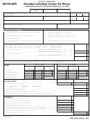 Fillable Form Ar1000anr - Amended Individual Income Tax Return - 1998 Printable pdf