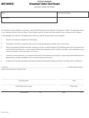 Form Ar1000dc - Disabled Child Certificate Individual Income Tax Return