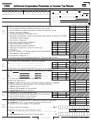 Form 100 - California Corporation Franchise Or Income Tax Return - 1998