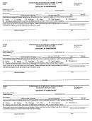 Form 42a809 - Certificate Of Nonresidence