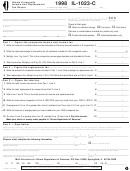 Form Il-1023-c - Illinois Composite Income And Replacement Tax Return - 1998