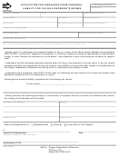 Form 150-101-152 - Application For Discharge From Personal Liability For Tax On A Decedent's Income