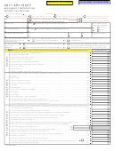 Form Ar1100ct - Arkansas Corporation Income Tax Return - 2011