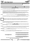 Form 100-we - Water's-edge Contract - 1998