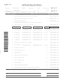 Form E-500 - Sales And Use Tax Return