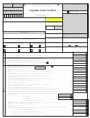 Form 480.20 - Corporation Income Tax Return - 2013 Printable pdf