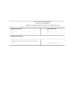 Prime Contractors' Excise Tax Certificate Form