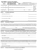 Form Nj-8453 - State Of New Jersey Individual Income Tax Declaration For Electronic Filing - 2002