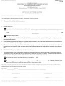 Form Llc-11 - Articles Of Termination - 2000