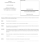 Form Mnpca-12b - Application For Surrender Of Authority To Carry On Activities - 2010