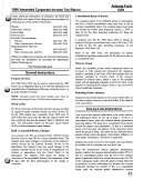 Instructions For Form 120x - Amended Corporate Income Tax Return - 1998 Printable pdf