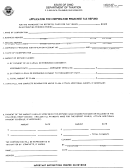 Application For Corporation Franchise Tax Refund - State Of Ohio