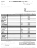 Stacs Combined Sales And Use Tax Report - Muscle Shoals, Alabama Stacs