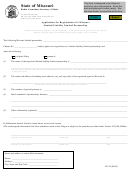 Form Lp-24 - Application For Registration Of A Missouri Limited Liability Limited Partnership 2005