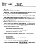 Instructions For Form Rev-229 Ex - Pennsylvania Estate Tax