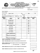 Form L-2087 - Application For Refund Of Tax Paid On Motor Fuel (diesel, Gasoline, Lp) Used In Trucking Equipment As Authorized By Section 12-28-710(a)(7)