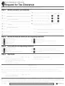 Form Itr-1 - Request For Tax Clearance - 1997