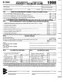 Fillable Form Ri-1040h - Property Tax Relief Claim - State Of Rhode Island - 1998 Printable pdf