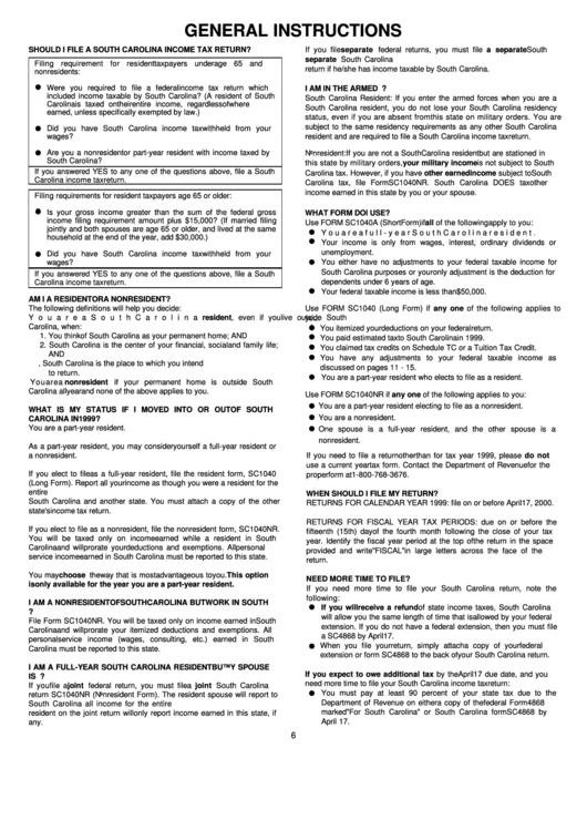 income-tax-return-instructions-state-of-south-carolina-printable-pdf