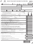Form 66 Draft - Idaho Fiduciary Income Tax Return - 2015