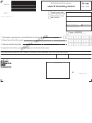 Form Tc-941 Draft - Utah Withholding Return, Form Tc-941r - Utah Annual Withholding Reconciliation, Form Tc-941pc - Payment Coupon For Utah Withholding Tax Printable pdf