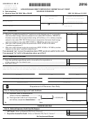 Form 41a720rr-E - Schedule Rr-E - Application And Credit Certificate Of Income Tax/llet Credit Railroad Expansion - 2016 Printable pdf
