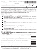 Fillable Form 305 - Clean-Fuel Vehicle And Advanced Cellulosic Biofuels Job Creation Tax Credit - 2015 Printable pdf
