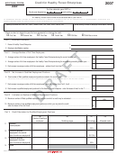 Form 332 Draft - Credit For Healthy Forest Enterprises - 2007 Printable pdf