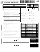 Form 515 - Maryland Tax Return - 1999 Printable pdf