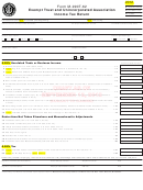 Form M-990t-62 Draft - Exempt Trust And Unincorporated Association Income Tax Return - 2012