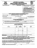 Special Tax Renewal Registration And Return - Department Of Treasury, 2001