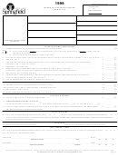 Form Sf-1120 - Income Tax Corporate Return - 1999