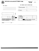 Form Vp-use - Ohio Use Tax Voluntary Payment Form