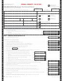 Form 4567 Draft - Michigan Business Tax Annual Return - 2009 Printable pdf
